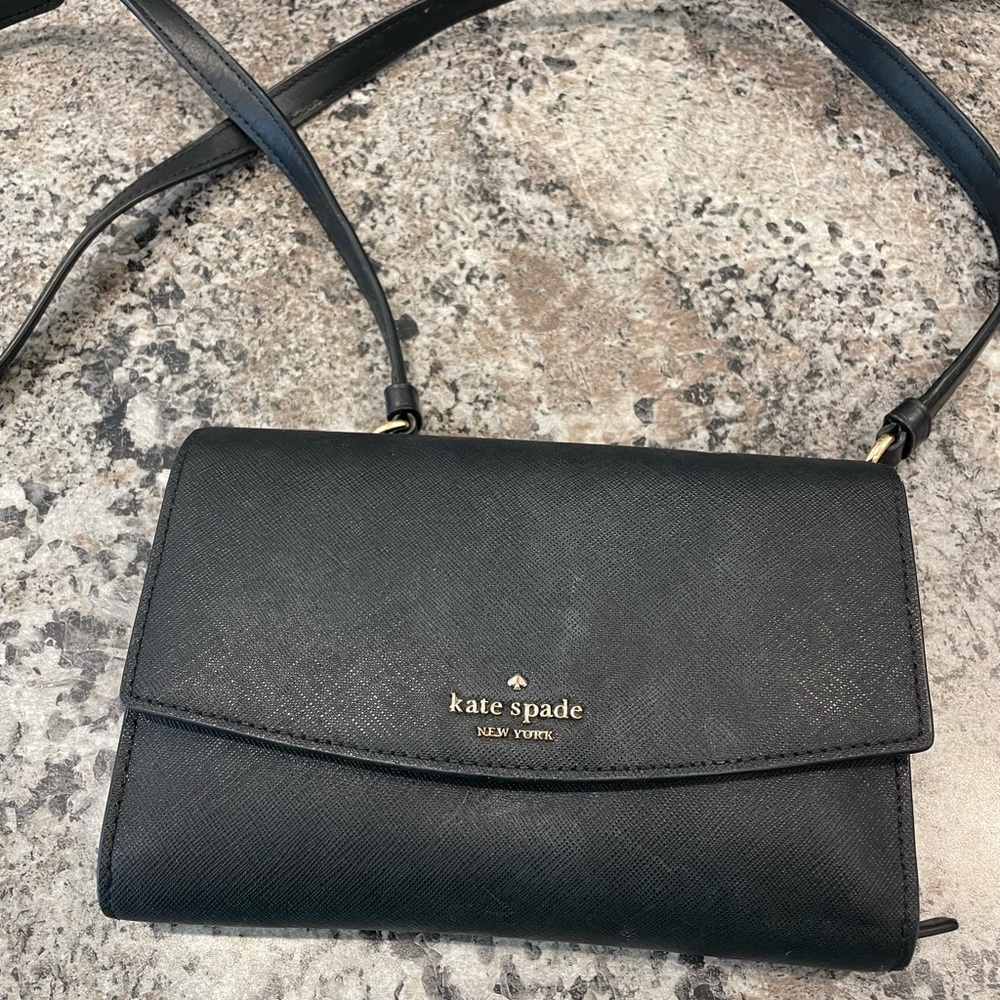Kate Spade Elegant Black Crossbody Bag